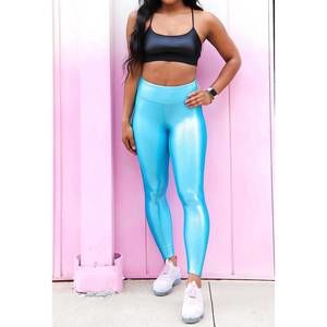 Heroine Sport Shiny Blue Leggings
